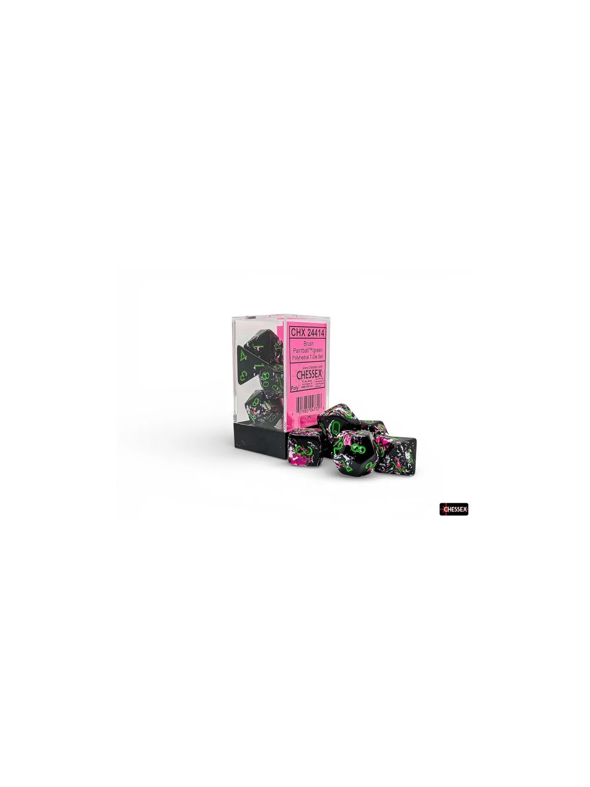 Compra 7 Dice Brush Polyhedral Paintball /Green Dice Block de Last Lev