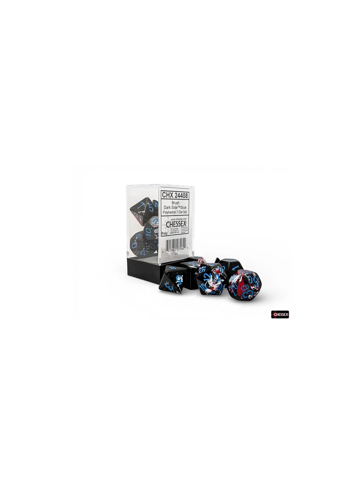 Compra 7 Dice Brush Polyhedral Dark Side/Blue Dice Block de Last Level
