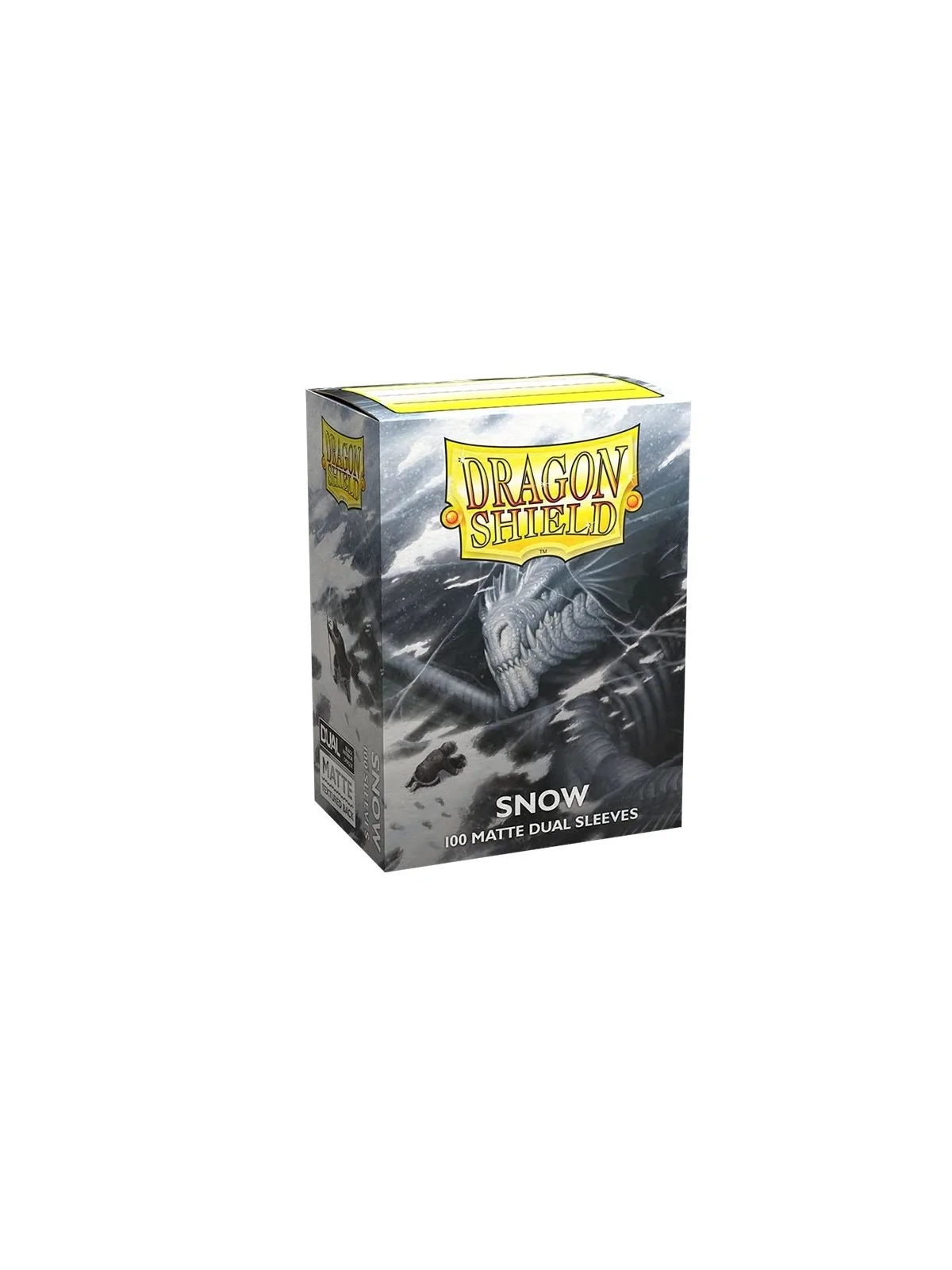 Compra Dragon Shield: Standard Dual Matte Snow Nirin Blanco (100) de D