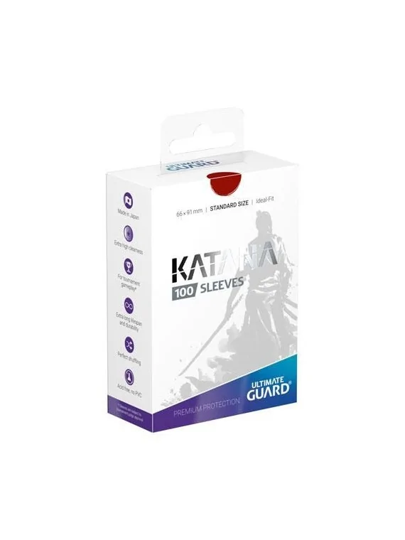 Compra Ultimate Guard Katana Sleeves Standard Size (100) - Red de Ulti