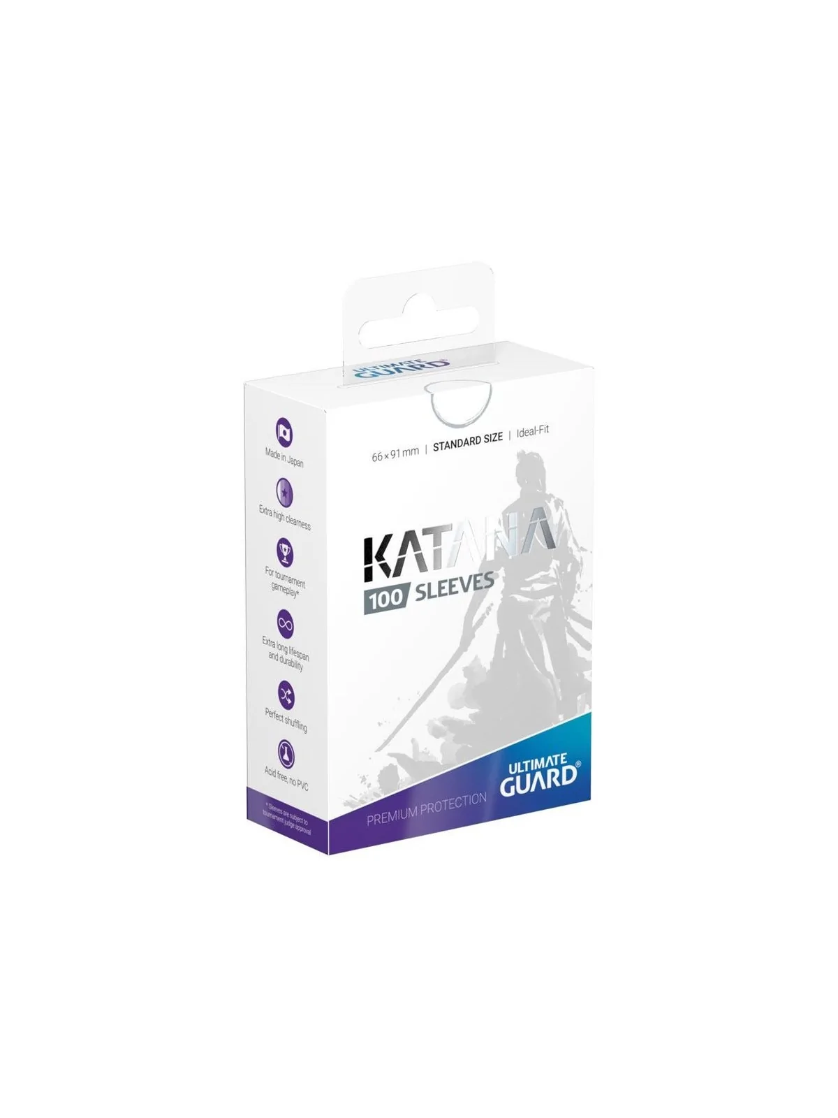 Compra Ultimate Guard Katana Sleeves Standard Size (100) - White de Ul
