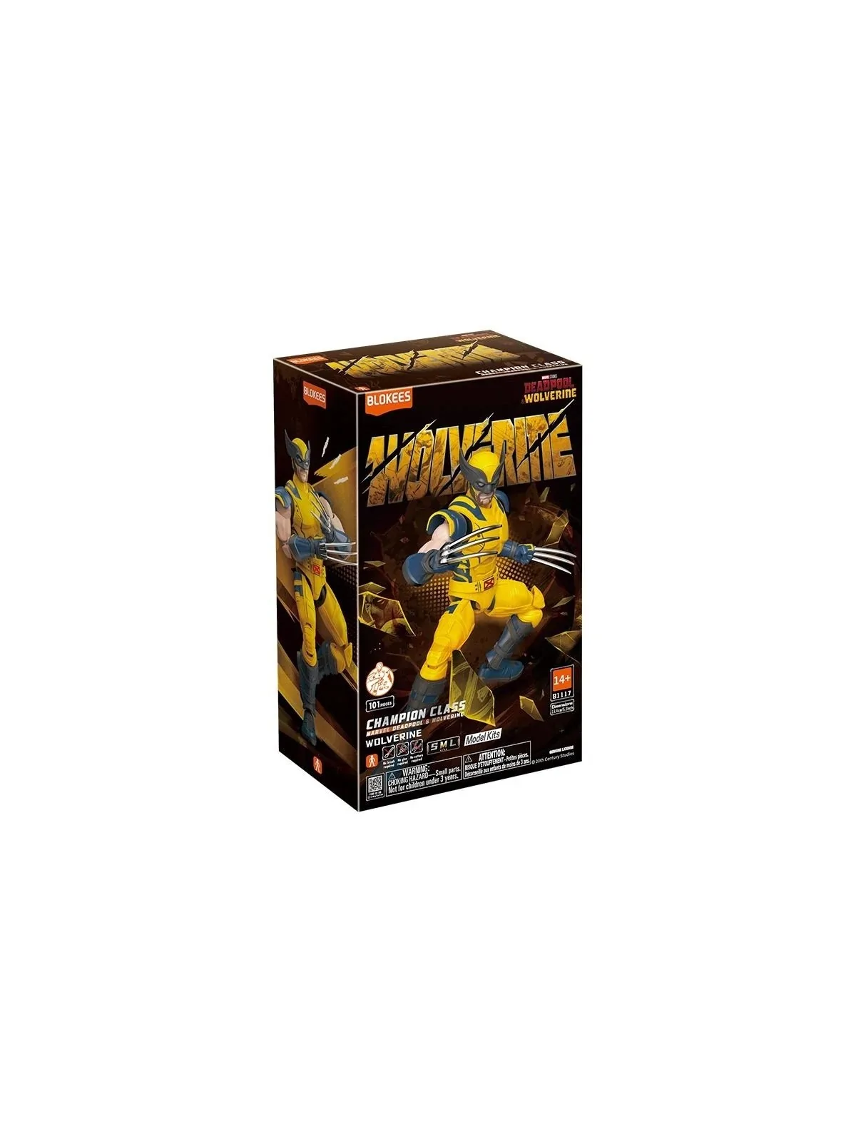 Compra Blokees: Figura Champion Class Marvel Heroes Wolverine (81117) 