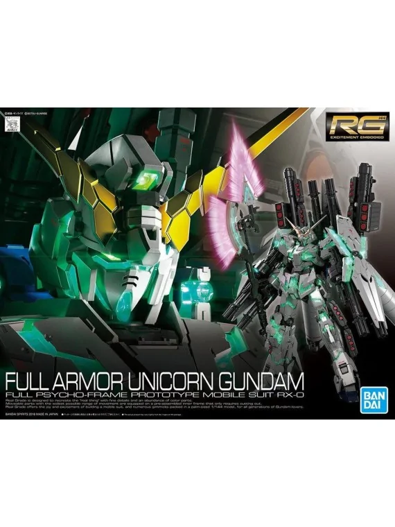 Compra Gundam: 1/144 – RG Full Armor Unicorn (Gundam Full Psycho-Frame