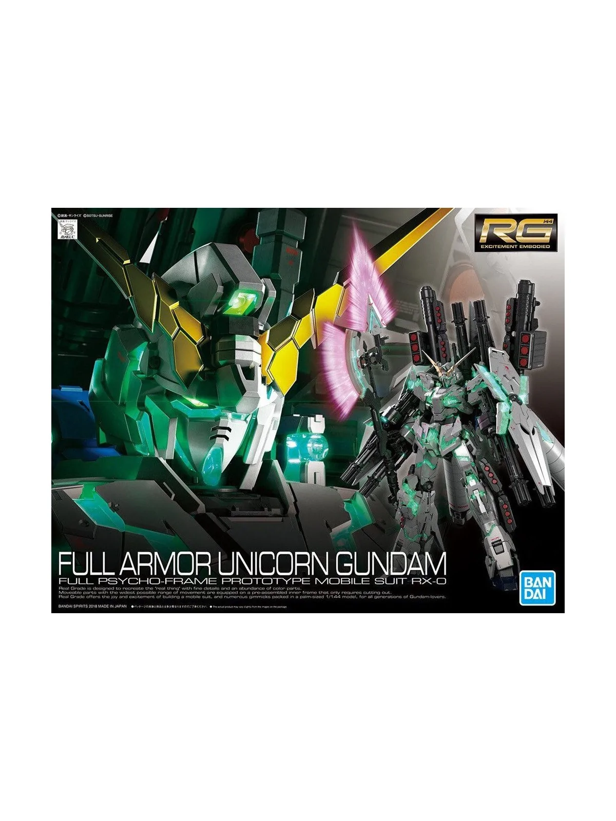 Compra Gundam: 1/144 – RG Full Armor Unicorn (Gundam Full Psycho-Frame