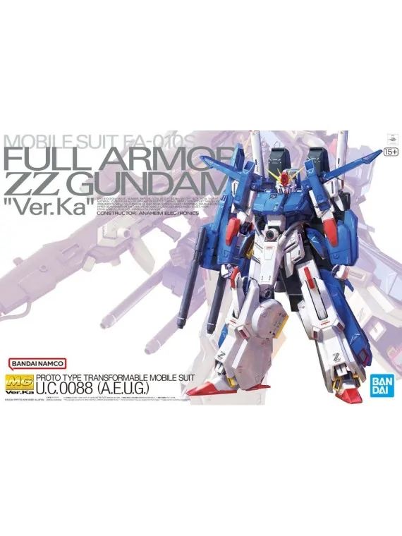 Compra Gundam: 1/100 – MG Full Armor ZZ Ver. KA de Bandai al mejor pre