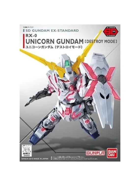Compra Gundam: SD Ex Unicorn Destroy de Bandai al mejor precio (6,26 €