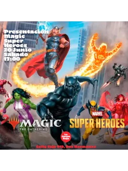 Compra Presentacion Magic Marvel Super Heroe - 20 Junio de  al mejor p