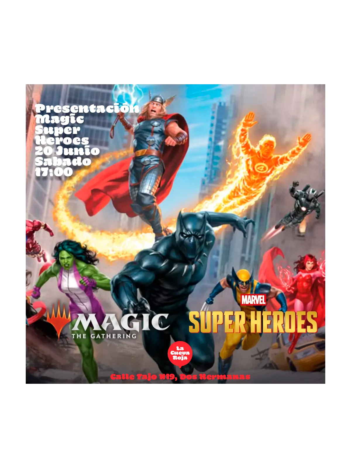 Compra Presentacion Magic Marvel Super Heroe - 20 Junio de  al mejor p