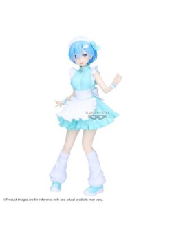 Figura Rem Jersey Maid Glitter Glamours Re:ZERO (23cm) de Banpresto en Comics - Manga - Anime | La Cueva Roja