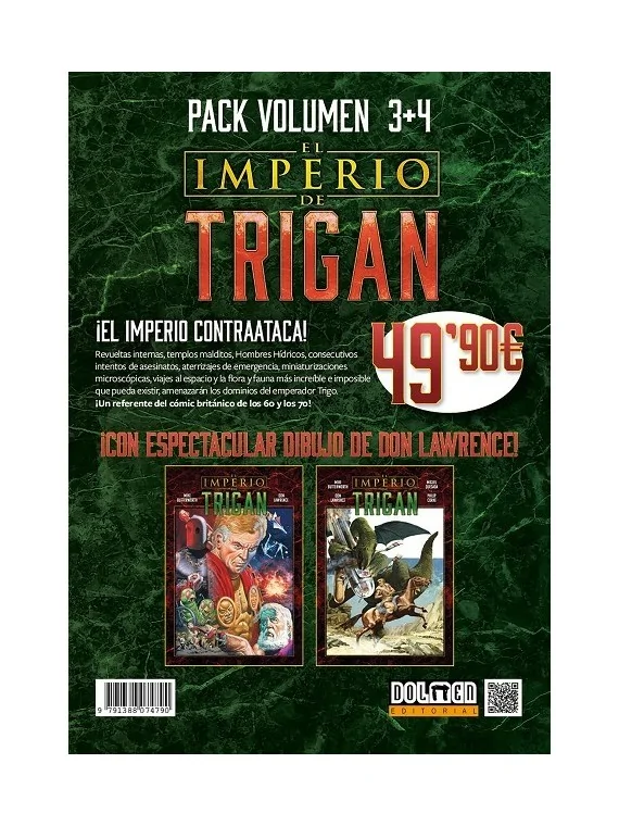 Compra Pack El Imperio de Trigan 03+04 de DOLMEN EDITORIAL al mejor pr