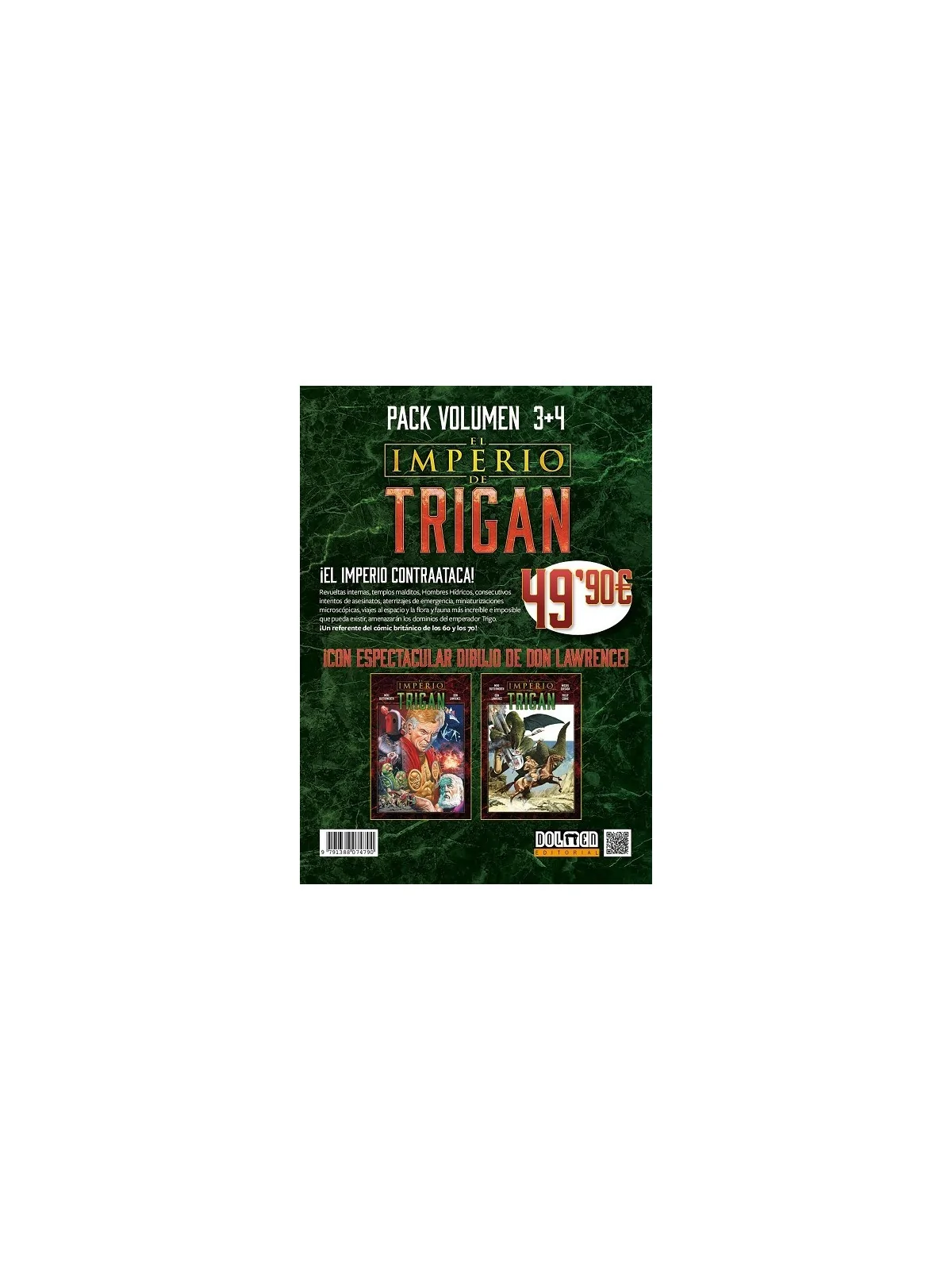 Compra Pack El Imperio de Trigan 03+04 de DOLMEN EDITORIAL al mejor pr