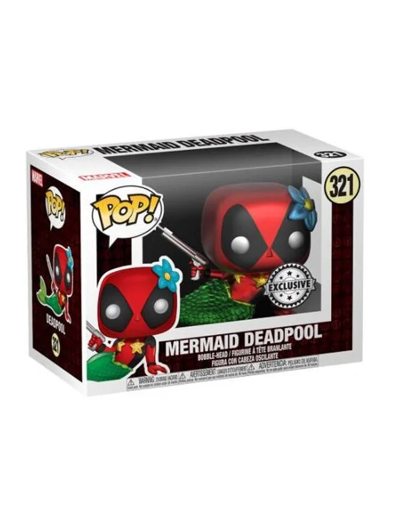 Compra Set figura POP & Tee Marvel Deadpool Mermaid Exclusive (L) de F