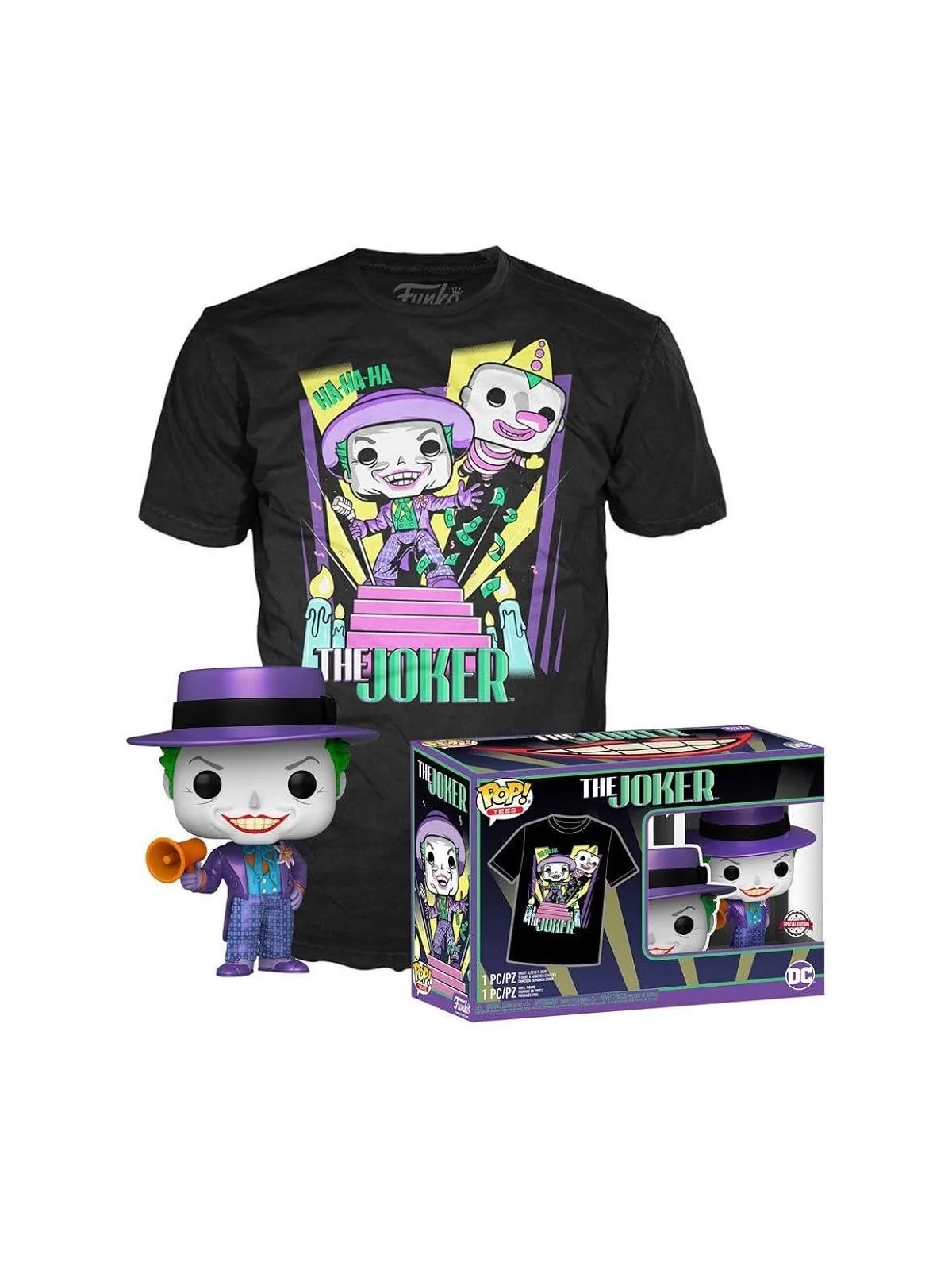 Compra Funko Pop Tees! The Joker (Talla L) de Funko al mejor precio (3