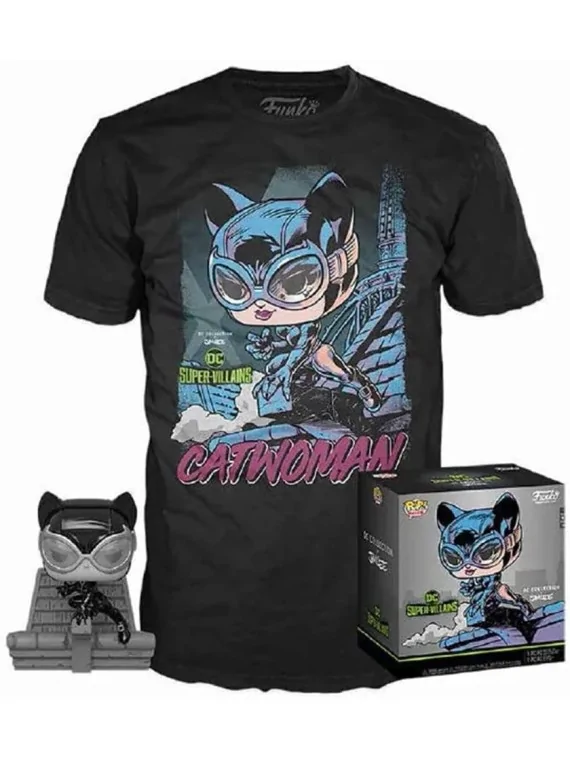 Compra Funko POP Tees! Catwoman + Camiseta (Edición Limitada) de Funko