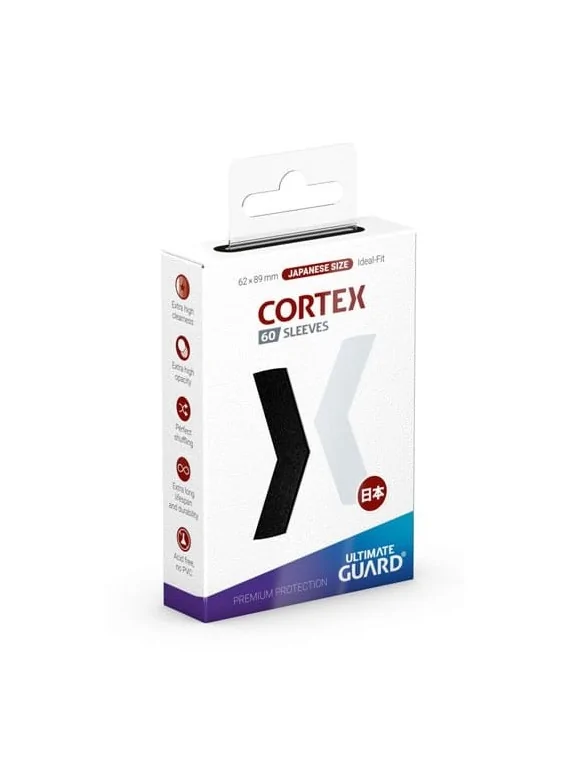 Compra Ultimate Guard Cortex Sleeves Japanese Size (60) - Black de Ult