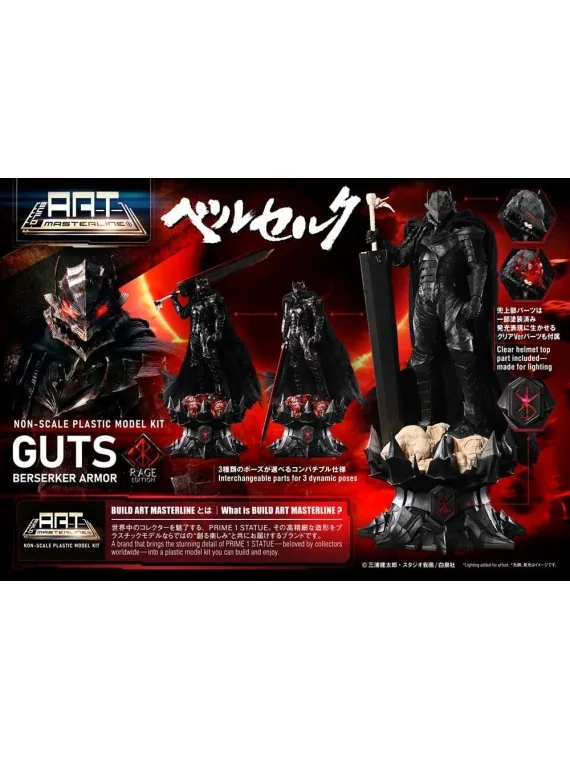 Compra Berserk Maqueta Plastic Model Kit Build Art Masterline Guts Ber
