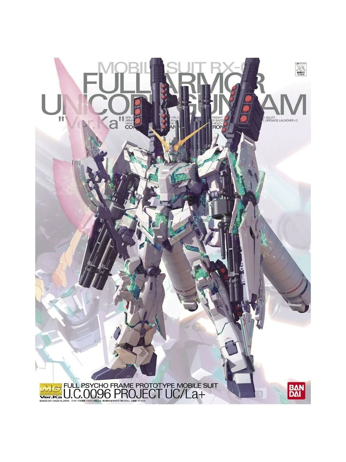 Compra Gundam: 1/100 – MG RX-0 Full Armor Unicorn Ver. Ka de Bandai al