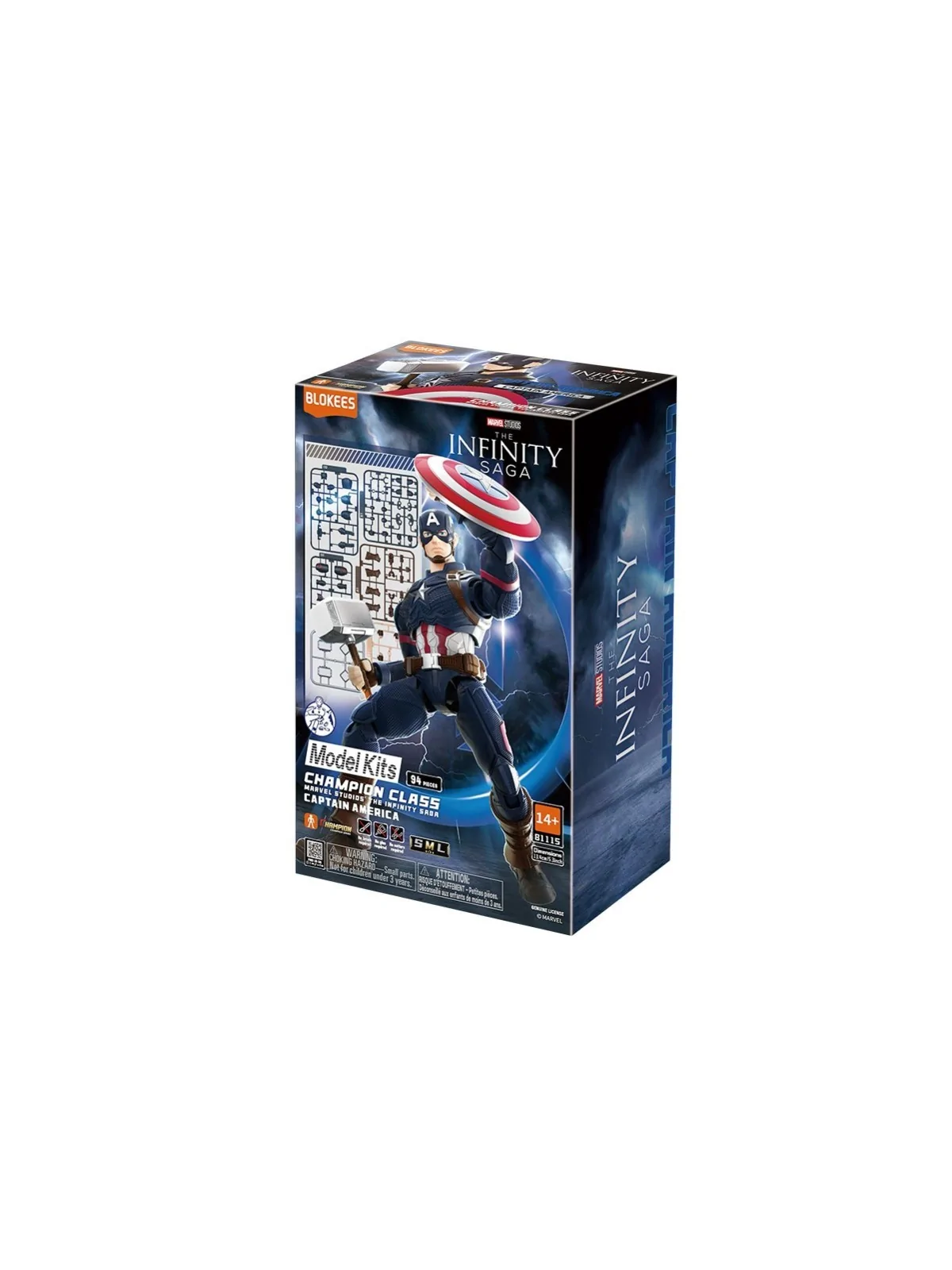 Compra Blokees: Figura Champion Class Marvel Infinity Saga - Capitán A