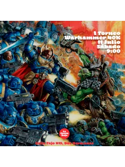 Compra I Torneo Warhammer 40K - 11 Julio de  al mejor precio (15,00 €)