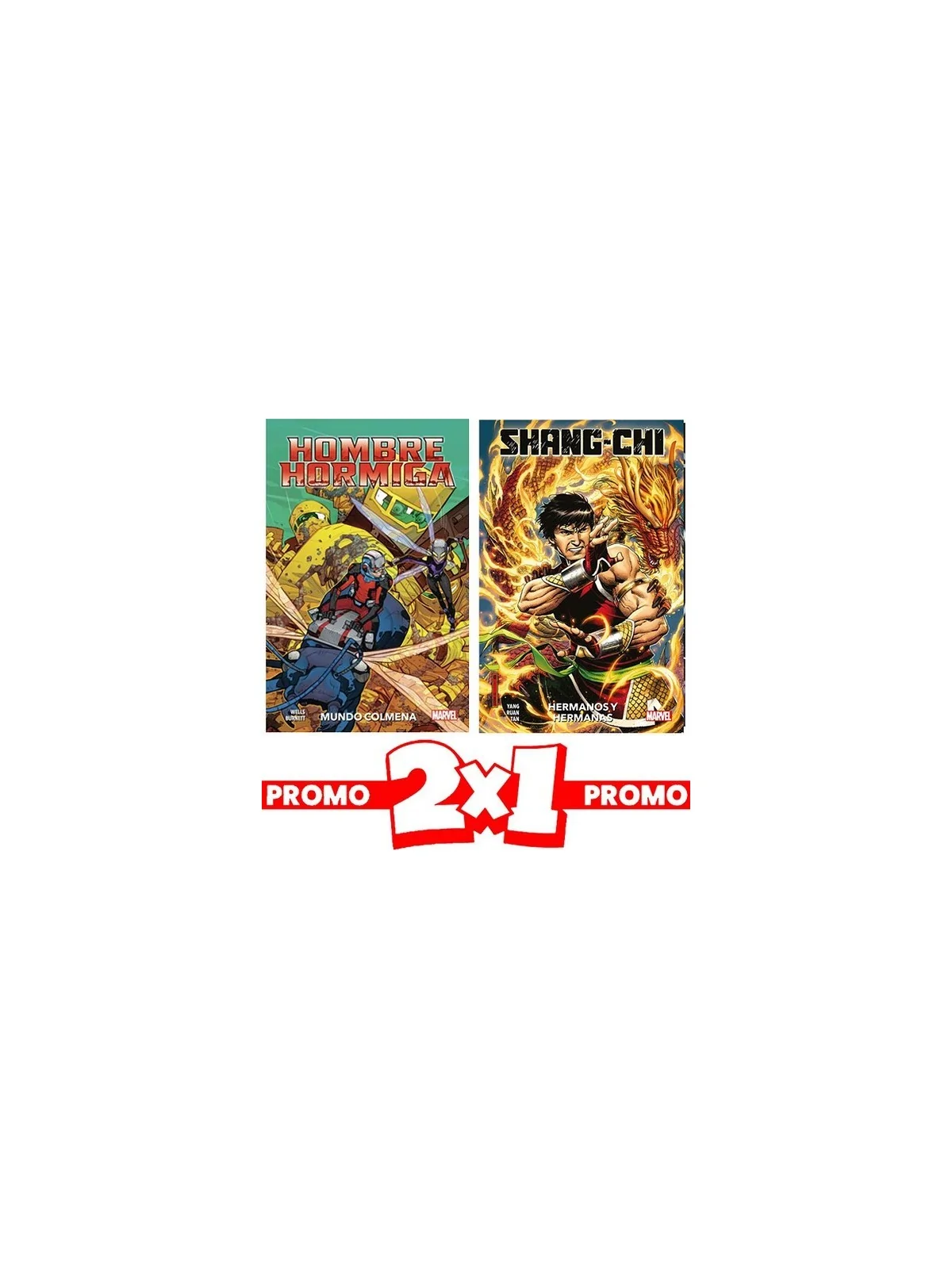 Compra 2x1 Hombre Hormiga: Mundo Colmena + Shang-Chi 1 de Panini Comic