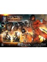 Ataque a los Titanes (TV Animation) Ultimate Diorama Masterline Estatua Eren Yeager Attack Titan Bonus Version 81 cm