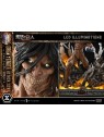 Ataque a los Titanes (TV Animation) Ultimate Diorama Masterline Estatua Eren Yeager Attack Titan Bonus Version 81 cm