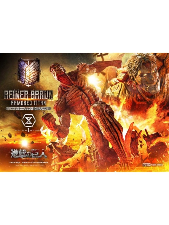 Ataque a los Titanes (TV animation) Ultimate Diorama Masterline Estatua Reiner Braun Armored Titan Bonus Version (75 cm)