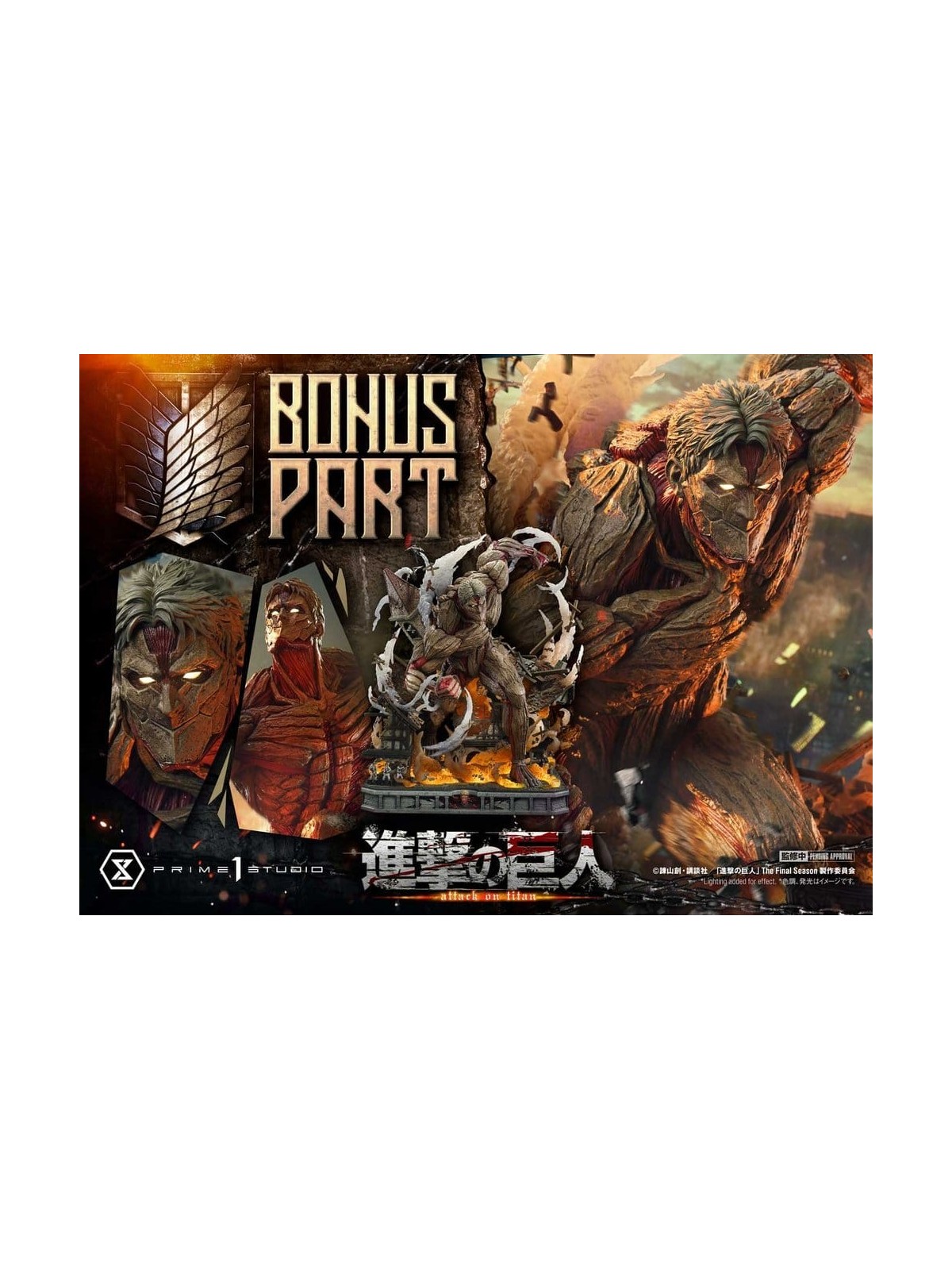 Ataque a los Titanes (TV animation) Ultimate Diorama Masterline Estatua Reiner Braun Armored Titan Bonus Version (75 cm)
