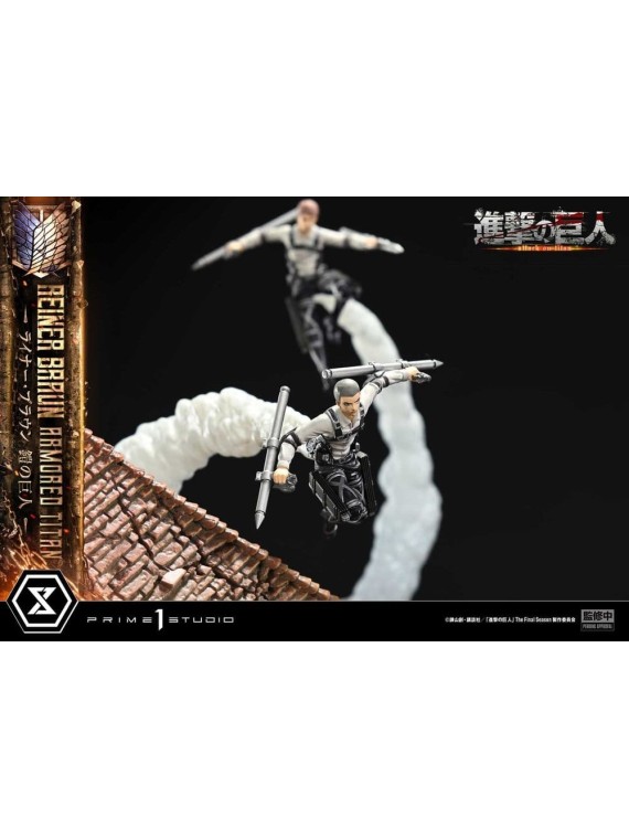 Ataque a los Titanes (TV animation) Ultimate Diorama Masterline Estatua Reiner Braun Armored Titan Bonus Version (75 cm)