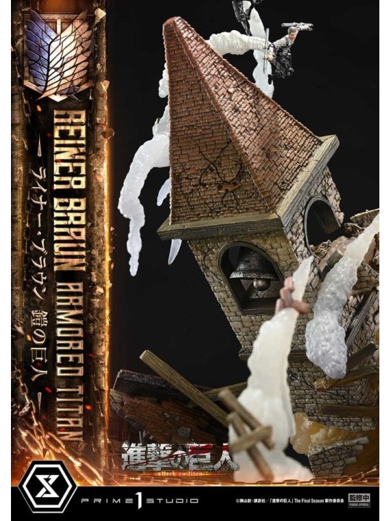 Ataque a los Titanes (TV animation) Ultimate Diorama Masterline Estatua Reiner Braun Armored Titan Bonus Version (75 cm)