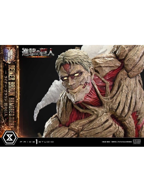 Ataque a los Titanes (TV animation) Ultimate Diorama Masterline Estatua Reiner Braun Armored Titan Bonus Version (75 cm)