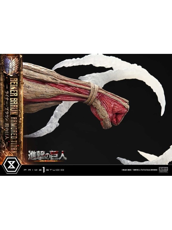 Ataque a los Titanes (TV animation) Ultimate Diorama Masterline Estatua Reiner Braun Armored Titan Bonus Version (75 cm)