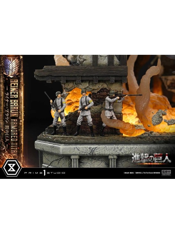 Ataque a los Titanes (TV animation) Ultimate Diorama Masterline Estatua Reiner Braun Armored Titan Bonus Version (75 cm)