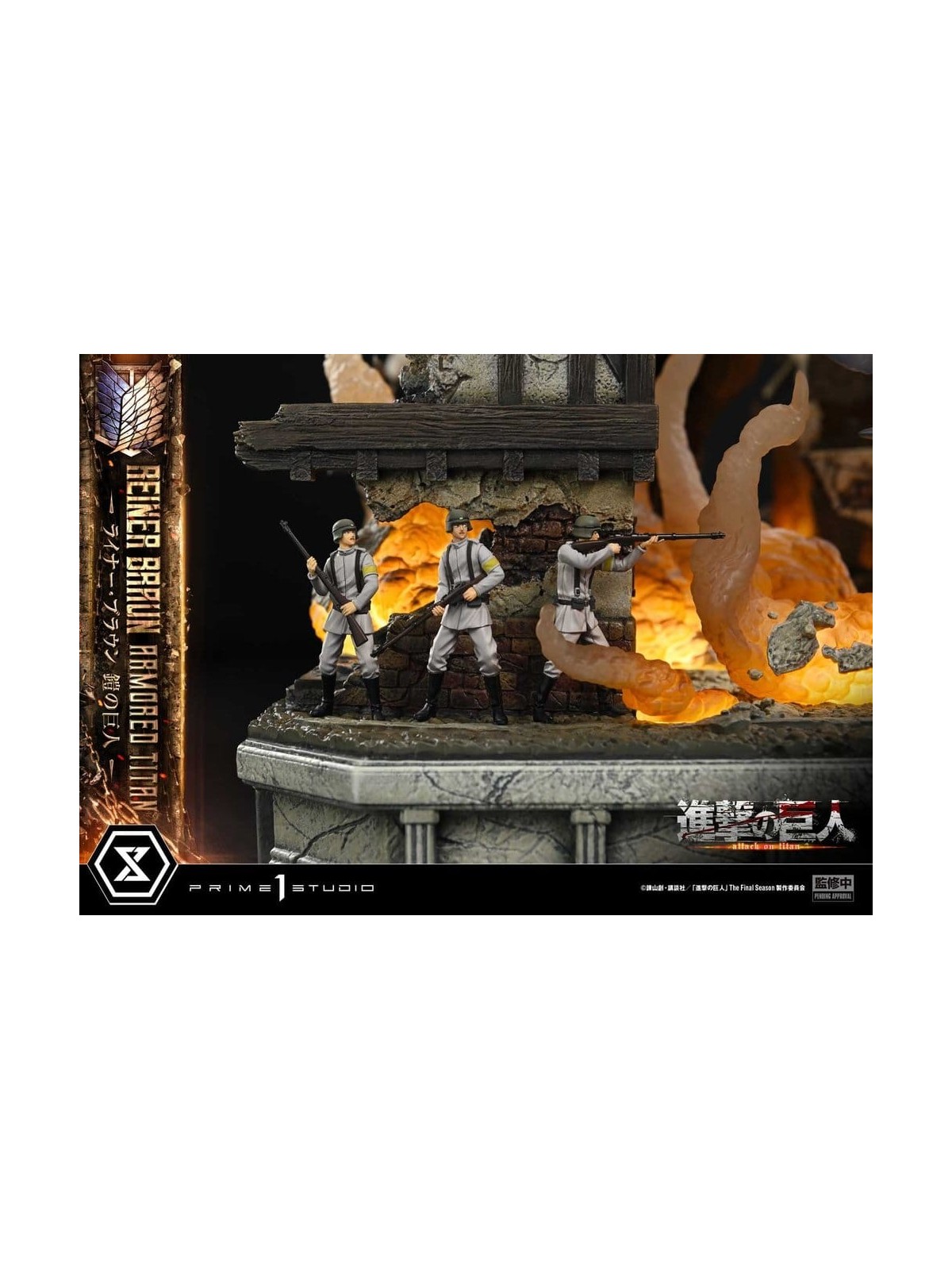Ataque a los Titanes (TV animation) Ultimate Diorama Masterline Estatua Reiner Braun Armored Titan Bonus Version (75 cm)