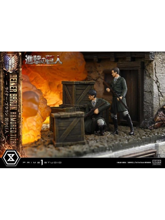 Ataque a los Titanes (TV animation) Ultimate Diorama Masterline Estatua Reiner Braun Armored Titan Bonus Version (75 cm)