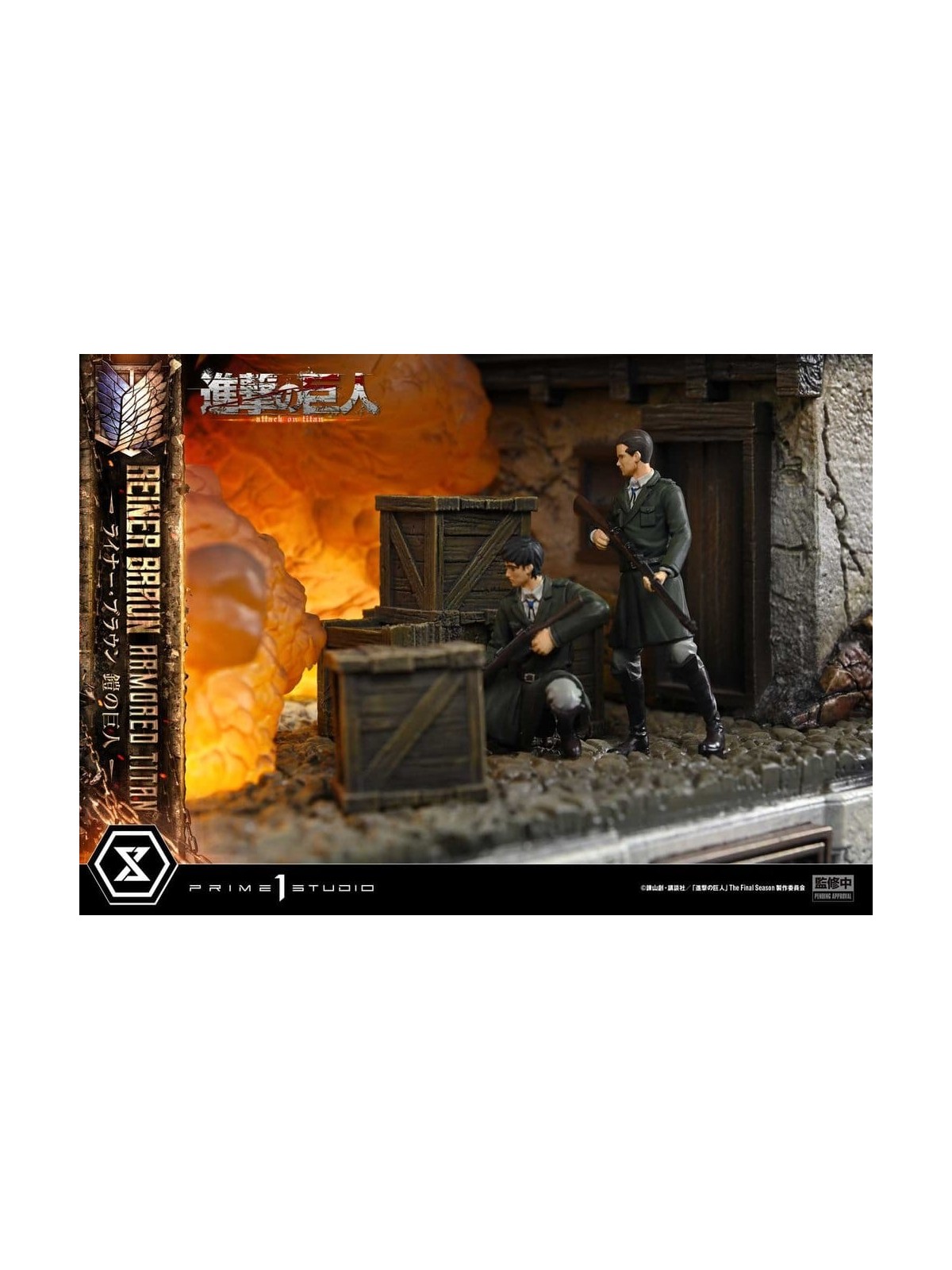 Ataque a los Titanes (TV animation) Ultimate Diorama Masterline Estatua Reiner Braun Armored Titan Bonus Version (75 cm)