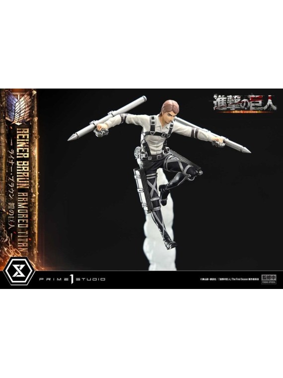 Ataque a los Titanes (TV animation) Ultimate Diorama Masterline Estatua Reiner Braun Armored Titan Bonus Version (75 cm)
