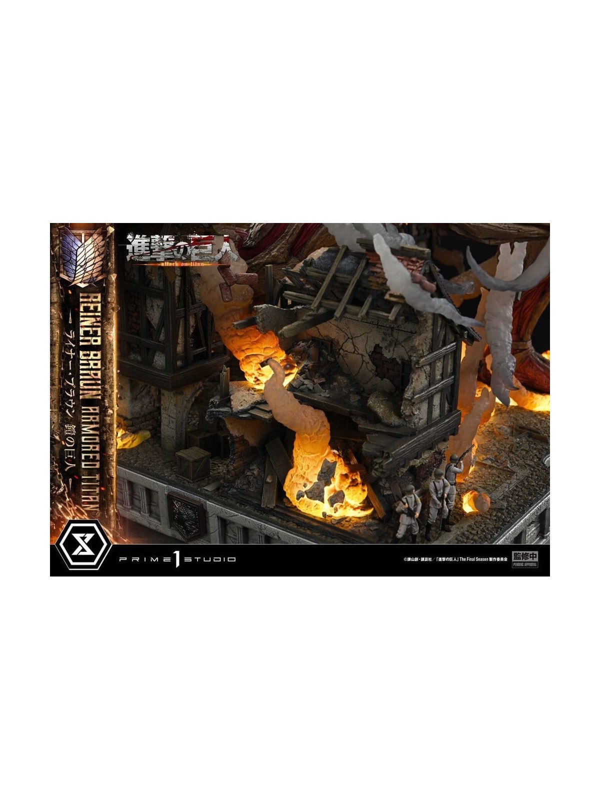 Ataque a los Titanes (TV animation) Ultimate Diorama Masterline Estatua Reiner Braun Armored Titan Bonus Version (75 cm)