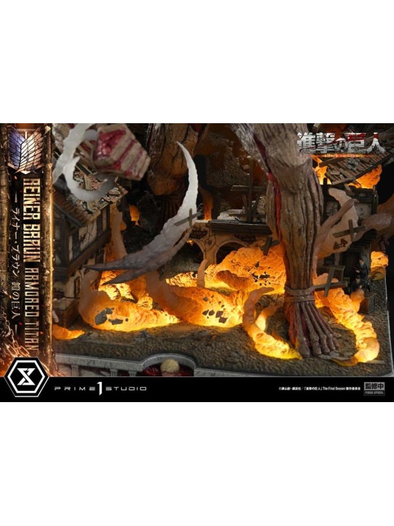 Ataque a los Titanes (TV animation) Ultimate Diorama Masterline Estatua Reiner Braun Armored Titan Bonus Version (75 cm)