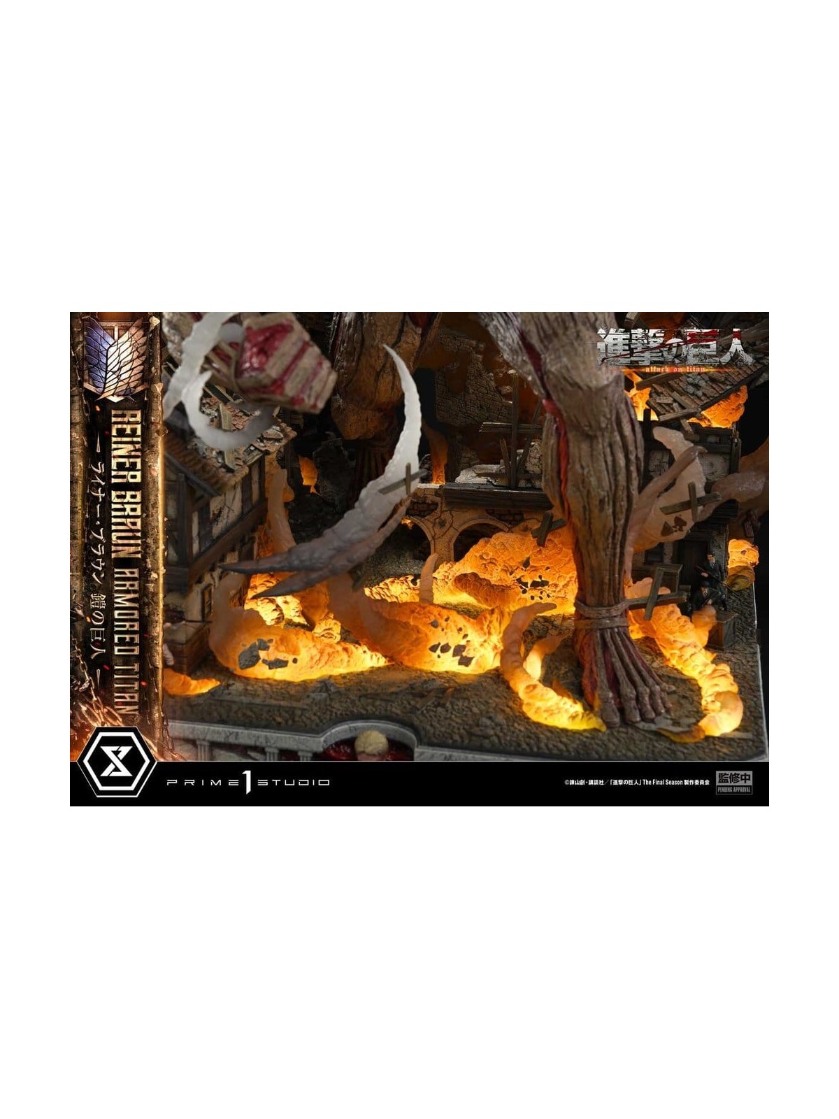 Ataque a los Titanes (TV animation) Ultimate Diorama Masterline Estatua Reiner Braun Armored Titan Bonus Version (75 cm)