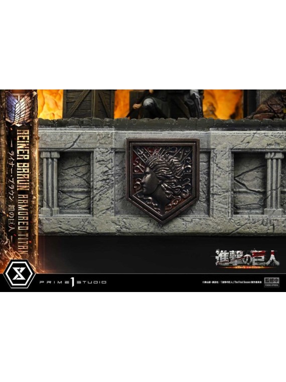 Ataque a los Titanes (TV animation) Ultimate Diorama Masterline Estatua Reiner Braun Armored Titan Bonus Version (75 cm)