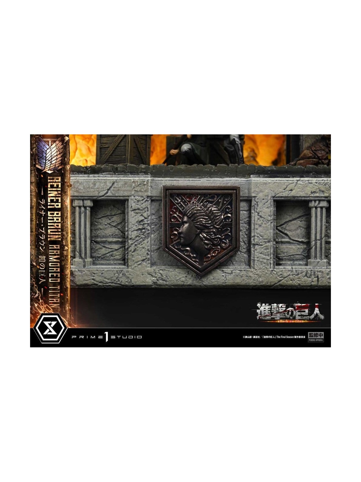 Ataque a los Titanes (TV animation) Ultimate Diorama Masterline Estatua Reiner Braun Armored Titan Bonus Version (75 cm)
