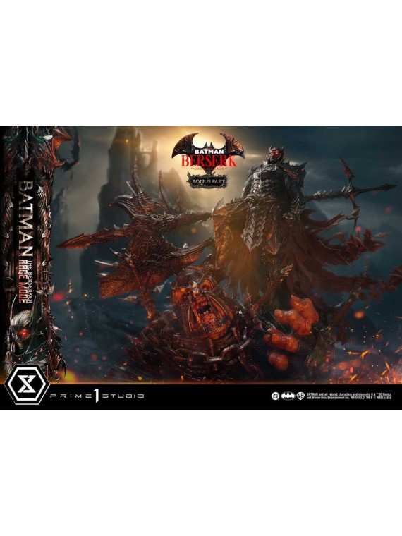 DC Comics Estatua Ultimate Premium Masterline Series 1/4 Batman The Berserker Rage Mode DX Bonus Version (93 cm)