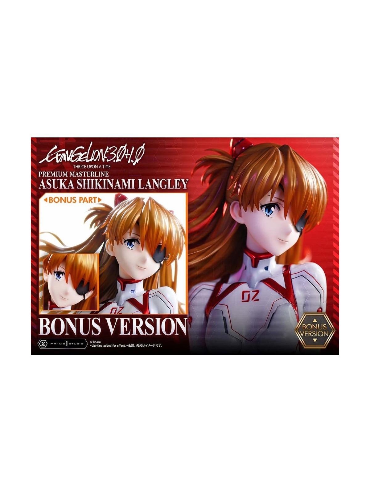 Evangelion: 3.0 + 1.0 Thrice Upon A Time Estatua Premium Masterline Series 1/4 Asuka Shikinami Langley Bonus Ver. (46 cm)