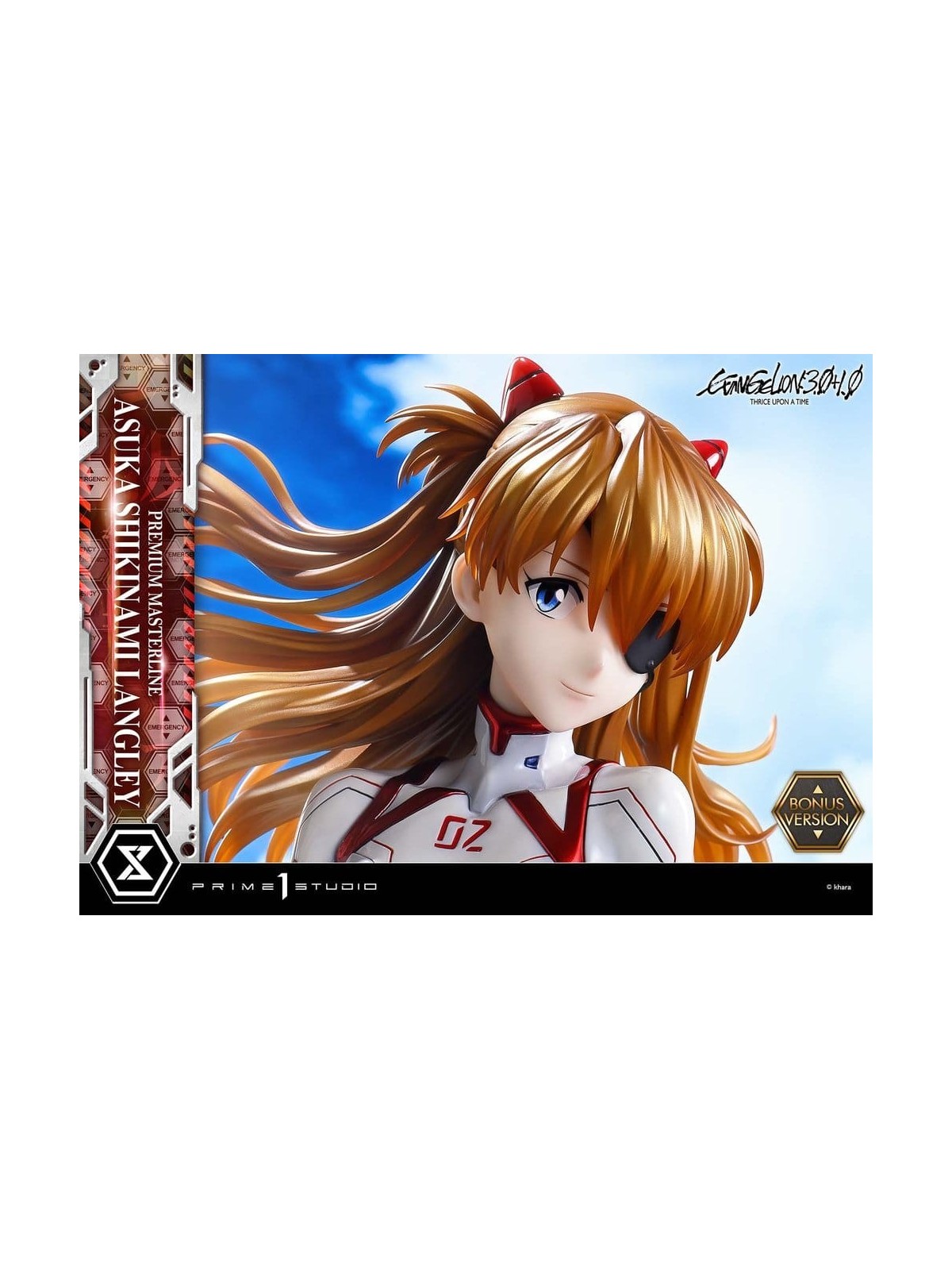 Evangelion: 3.0 + 1.0 Thrice Upon A Time Estatua Premium Masterline Series 1/4 Asuka Shikinami Langley Bonus Ver. (46 cm)