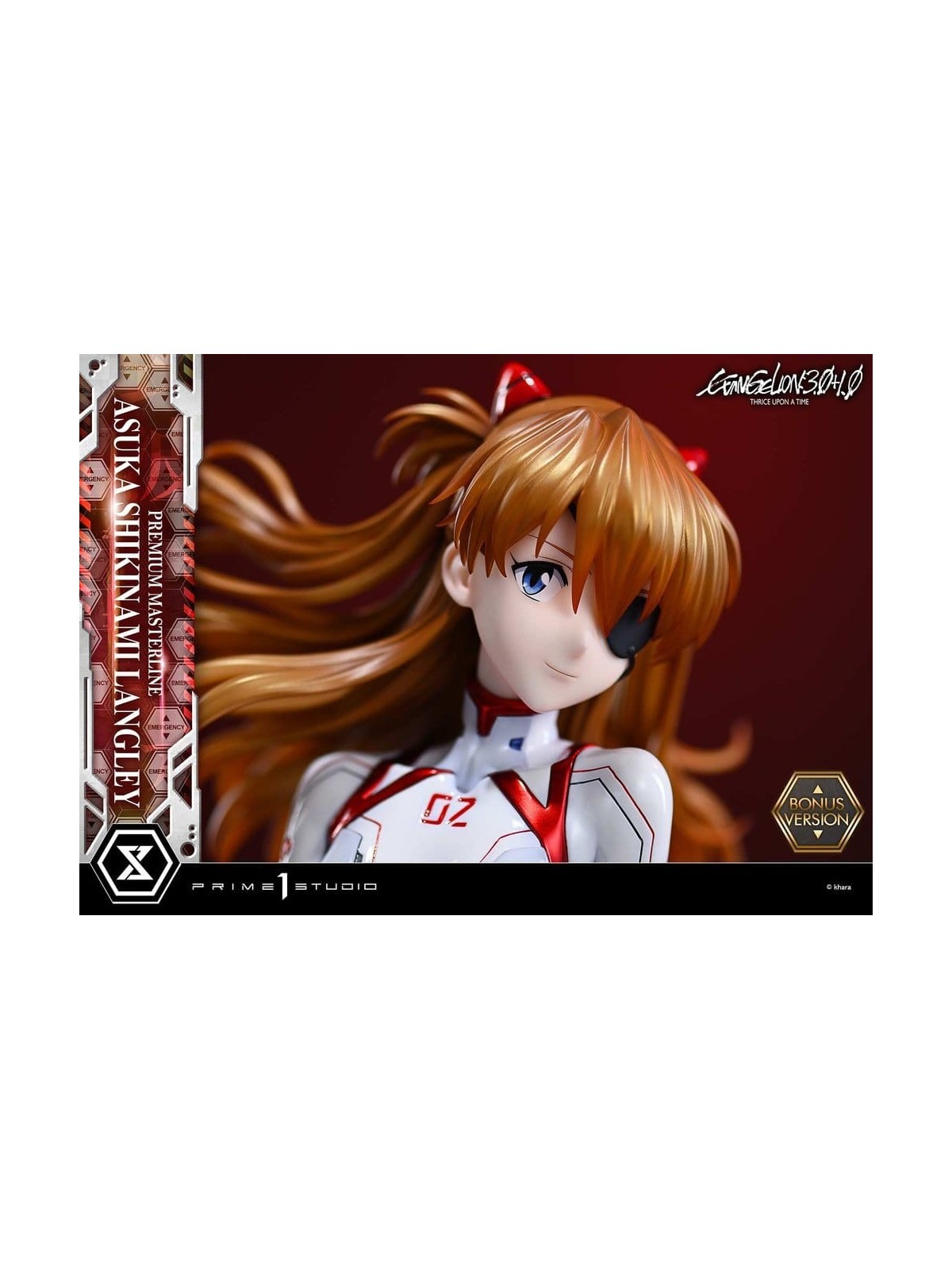Evangelion: 3.0 + 1.0 Thrice Upon A Time Estatua Premium Masterline Series 1/4 Asuka Shikinami Langley Bonus Ver. (46 cm)