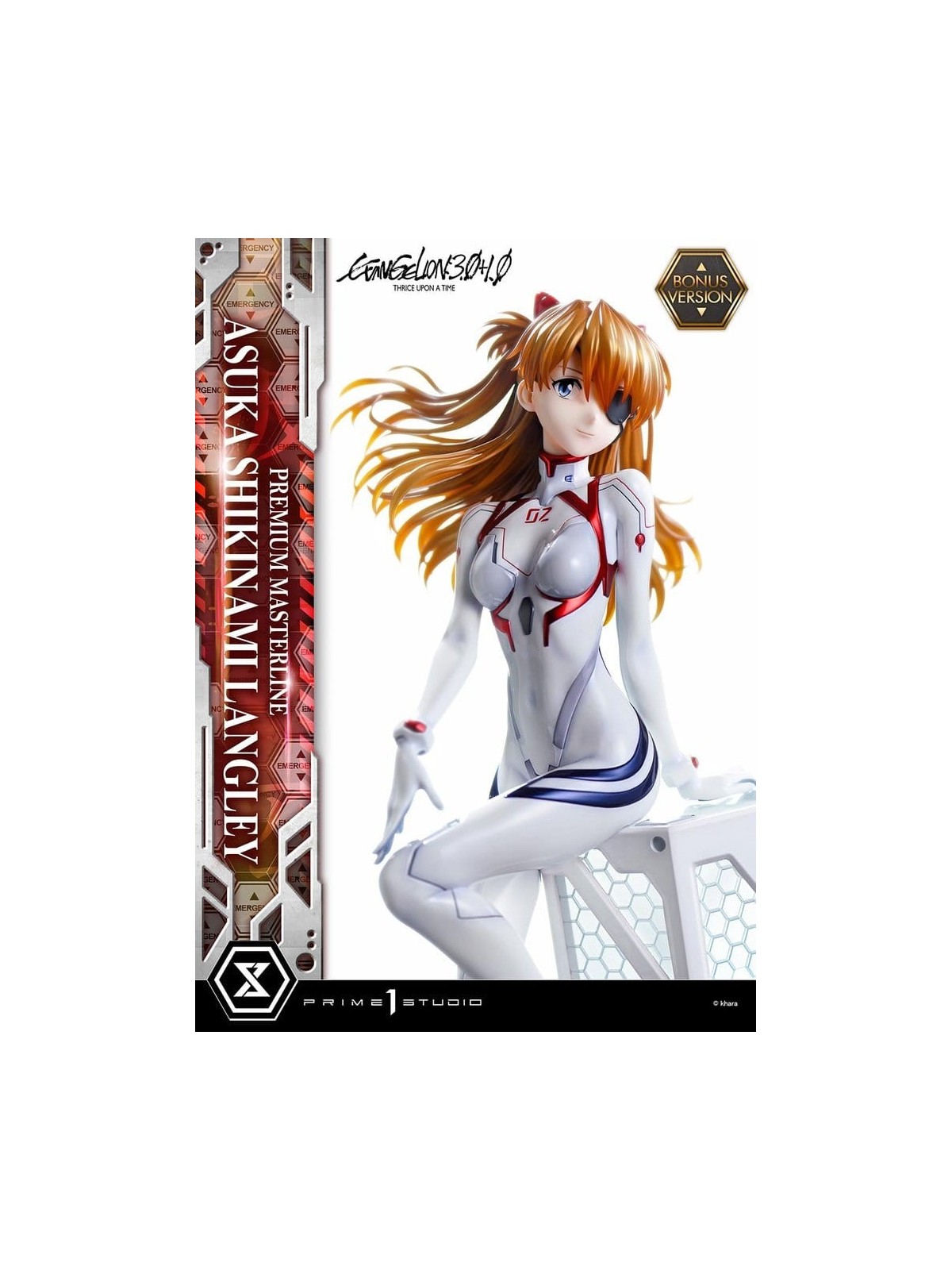 Evangelion: 3.0 + 1.0 Thrice Upon A Time Estatua Premium Masterline Series 1/4 Asuka Shikinami Langley Bonus Ver. (46 cm)