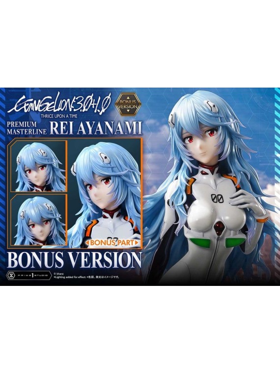 Evangelion: 3.0 + 1.0 Thrice Upon A Time Estatua Premium Masterline Series 1/4 Rei Ayanami Bonus Ver. (46 cm)