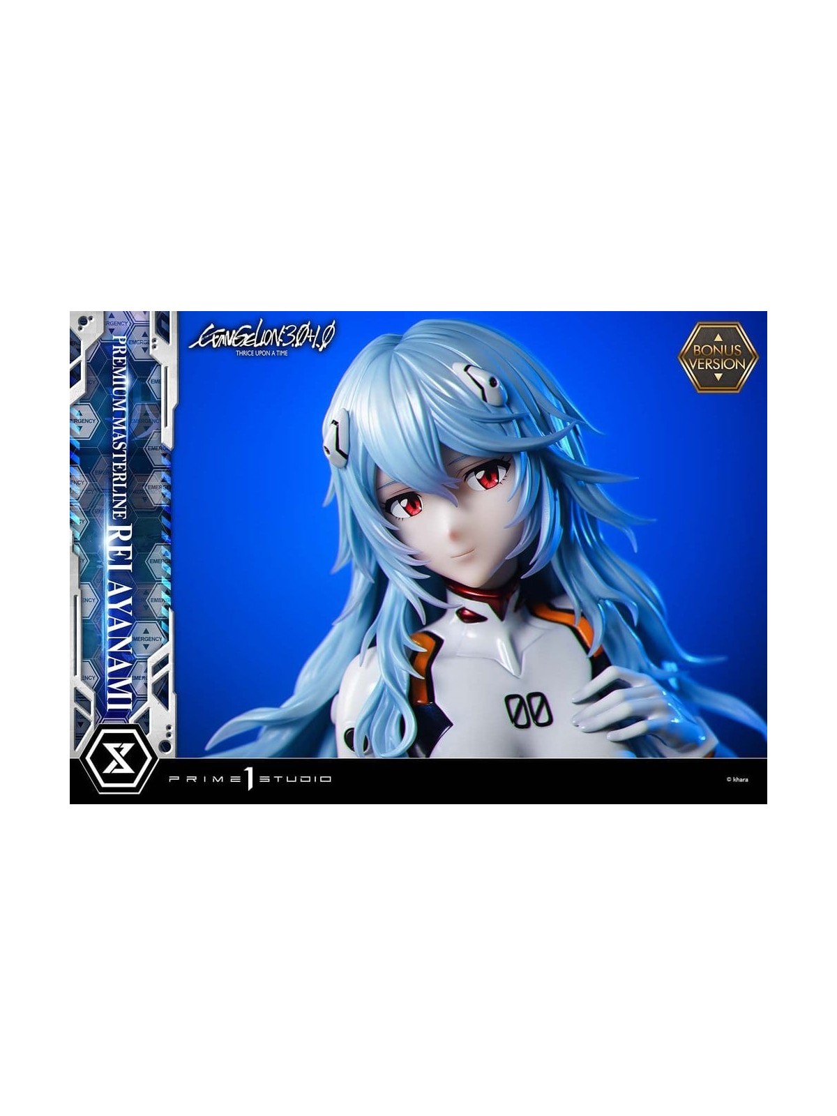 Evangelion: 3.0 + 1.0 Thrice Upon A Time Estatua Premium Masterline Series 1/4 Rei Ayanami Bonus Ver. (46 cm)