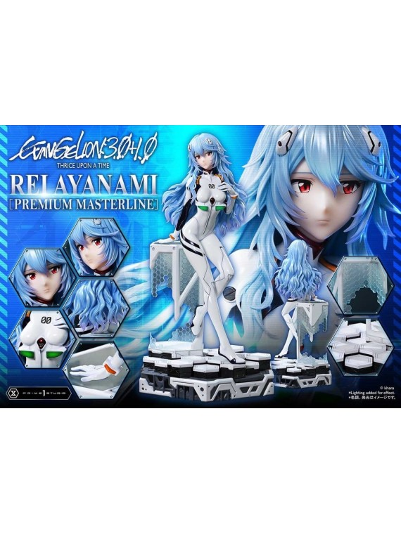 Evangelion: 3.0 + 1.0 Thrice Upon A Time Estatua Premium Masterline Series 1/4 Rei Ayanami Bonus Ver. (46 cm)